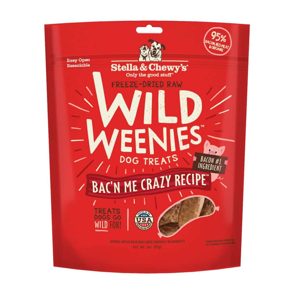 Stella  Chewys Wild Weenies Bacn Me Crazy Dog Treats