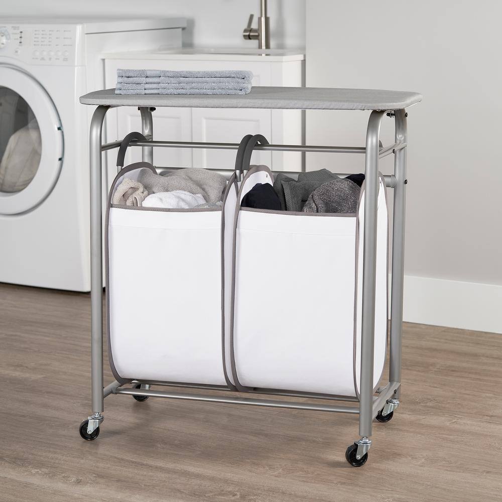 neatfreak Easy Access Double Laundry Sorter with Folding Table NFC031617A7675-001