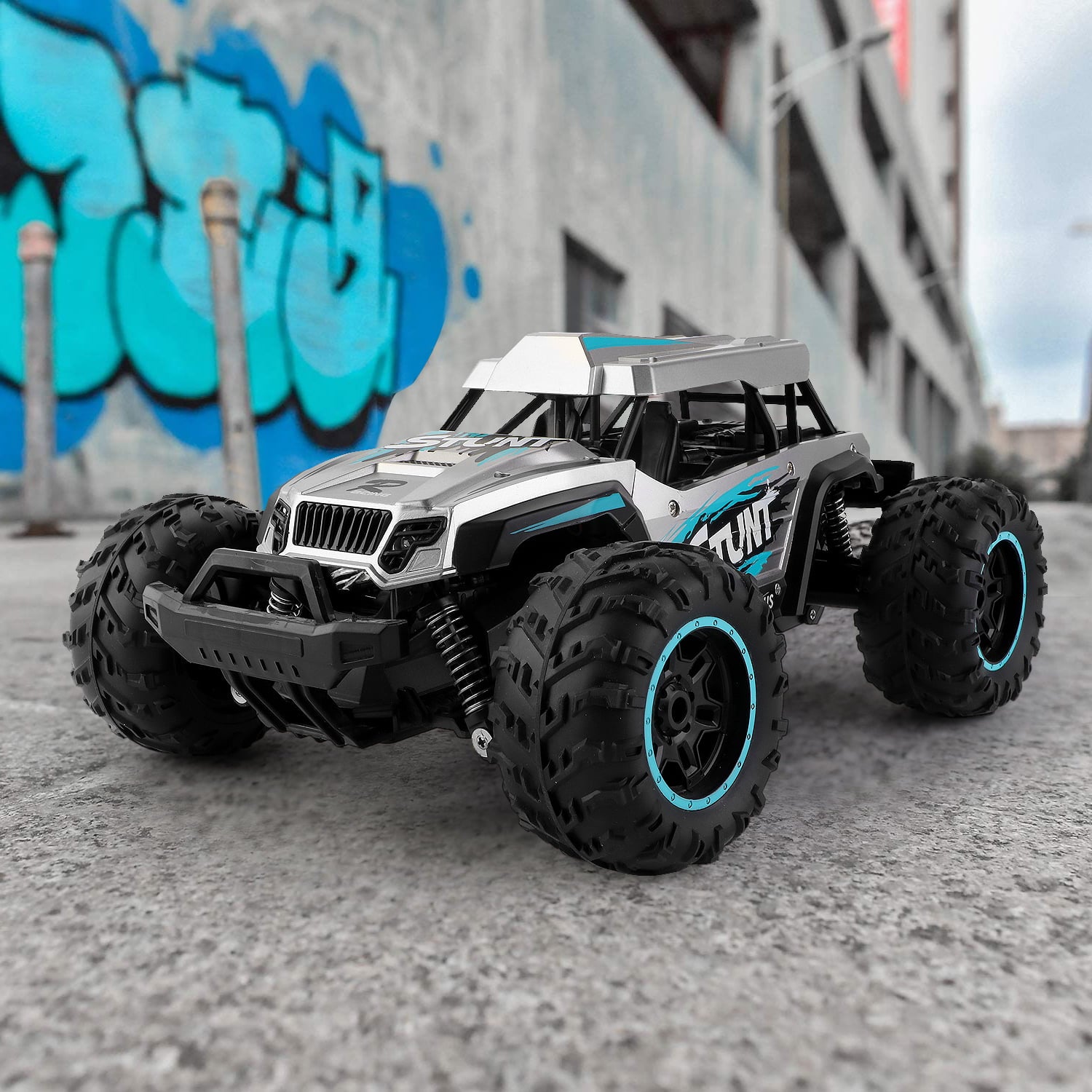 NETNEW Large 1:14 RC Cars Monster Truck Toys for Boys 3-6 Years Remote Control Car All Terrain Car