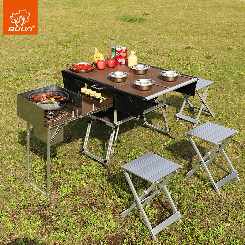 Bulin C650 Outdoor Kitchen High Configuration Portable Folding Mobile Box Kitchen