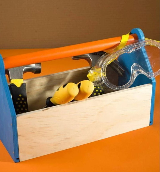 Stanley Jr. Toolbox Large DIY Wood Building Kit