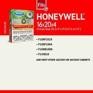 BestAir 16 x 20 x 4 Honeywell FPR 4 Air Cleaner Filter HW1620-8R