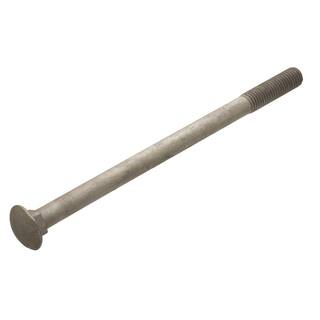 Everbilt 38 in.-16 x 8 in. Galvanized Carriage Bolt (25-Pack) 06020