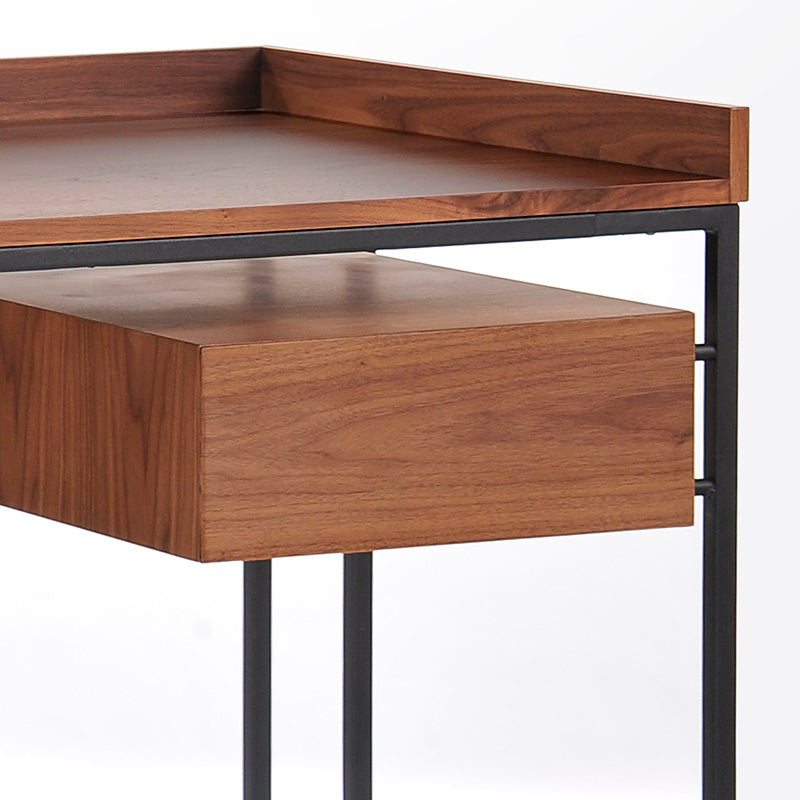 Leo Retro Desk  160cm - Walnut