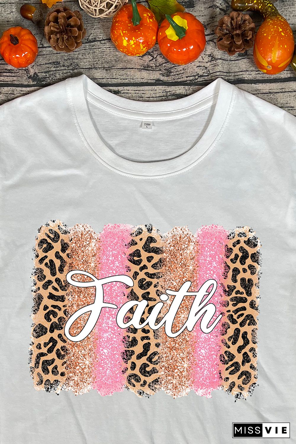 Blessed Faith Thankful Printed Graphic Tees for Women Wholesale Short Sleeve T shirts Top