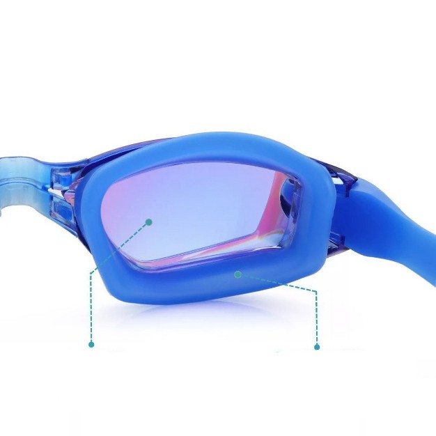 Link Active Kids Swim Goggle With Fast Clasp Technology Uv Protection Leak amp Fog Proof Wide View Boys amp Girls Ages 3 9