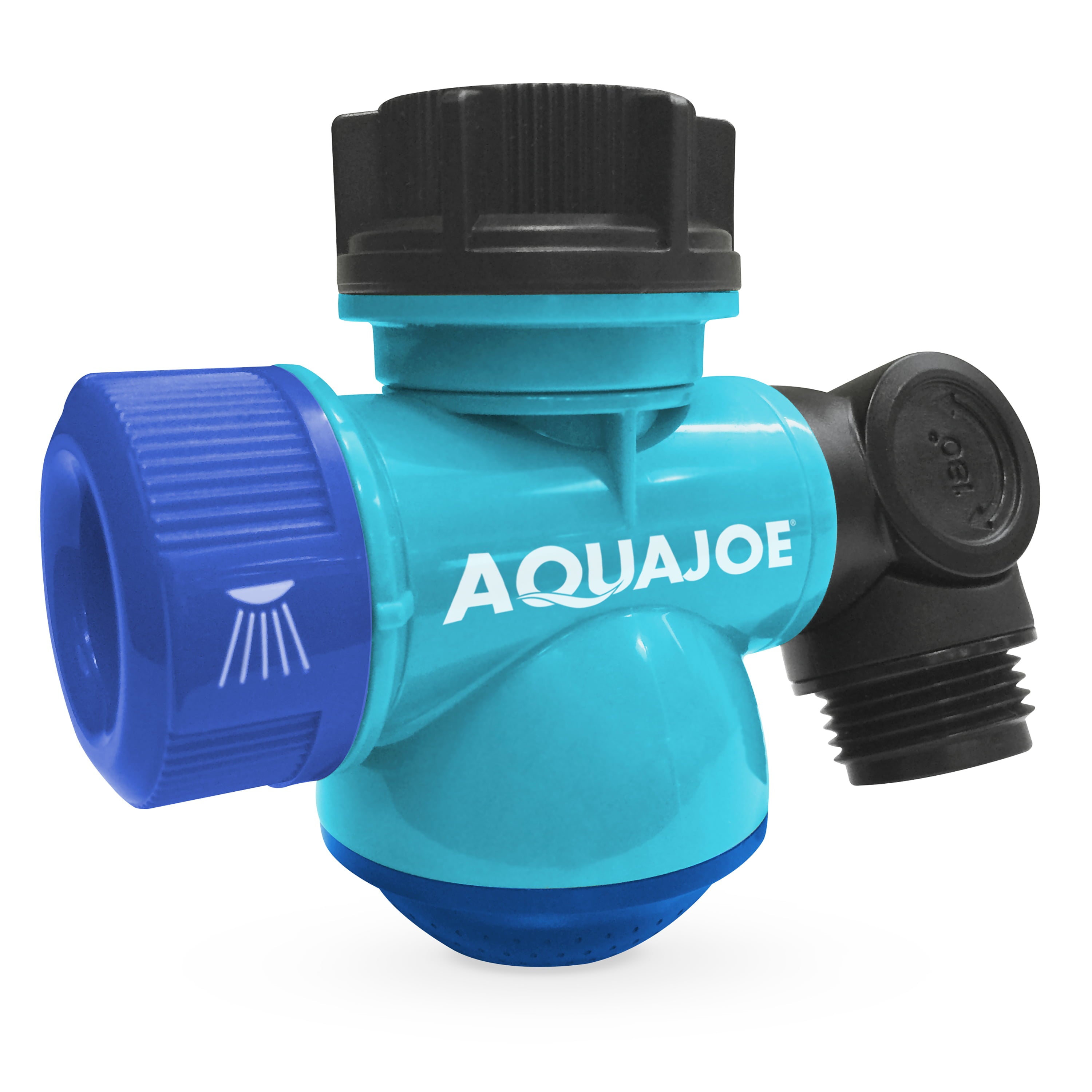 Aqua Joe Multi-Function Outdoor Faucet and Garden Hose Tap Connector