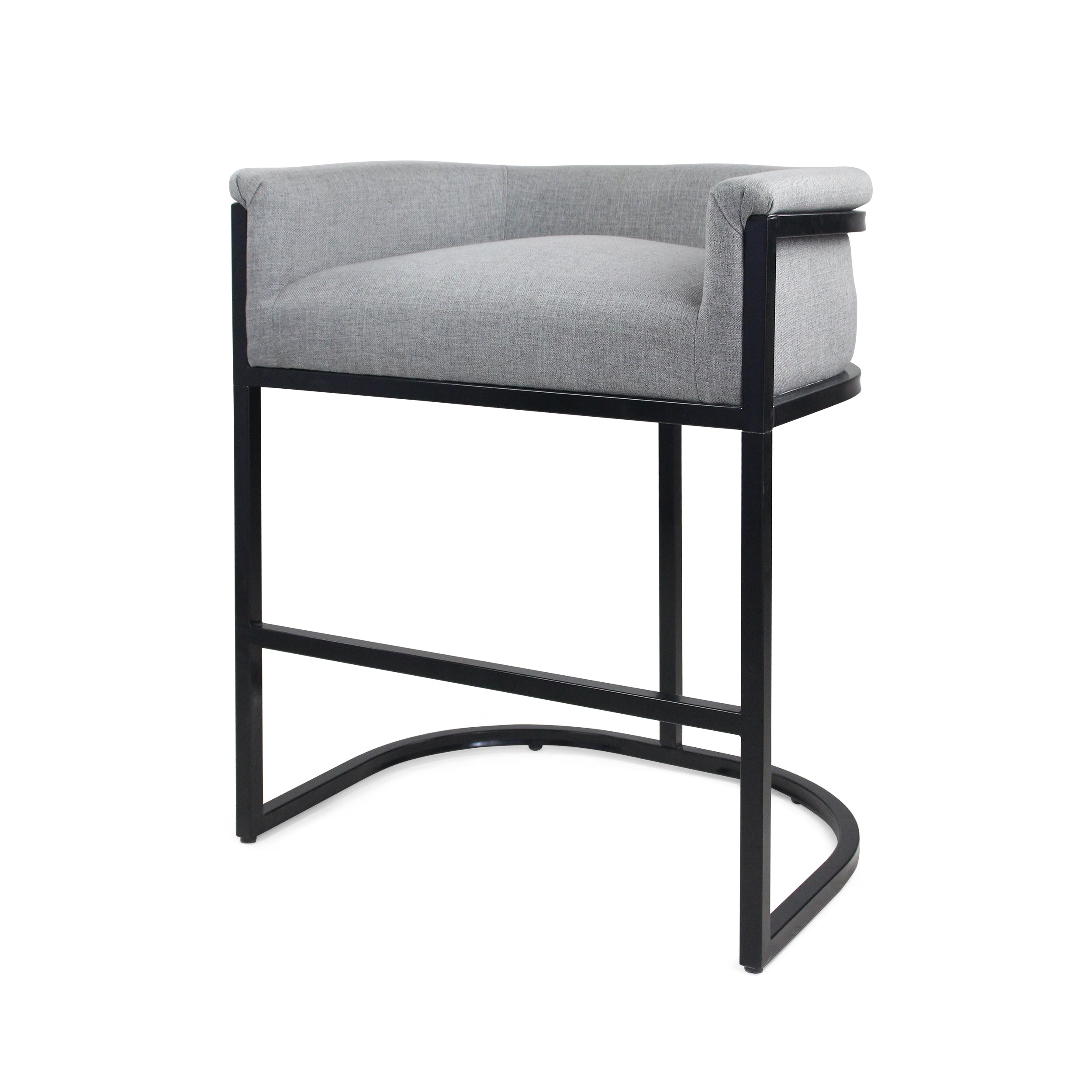 Best Modern Wide Bucket Upholstered Barstool