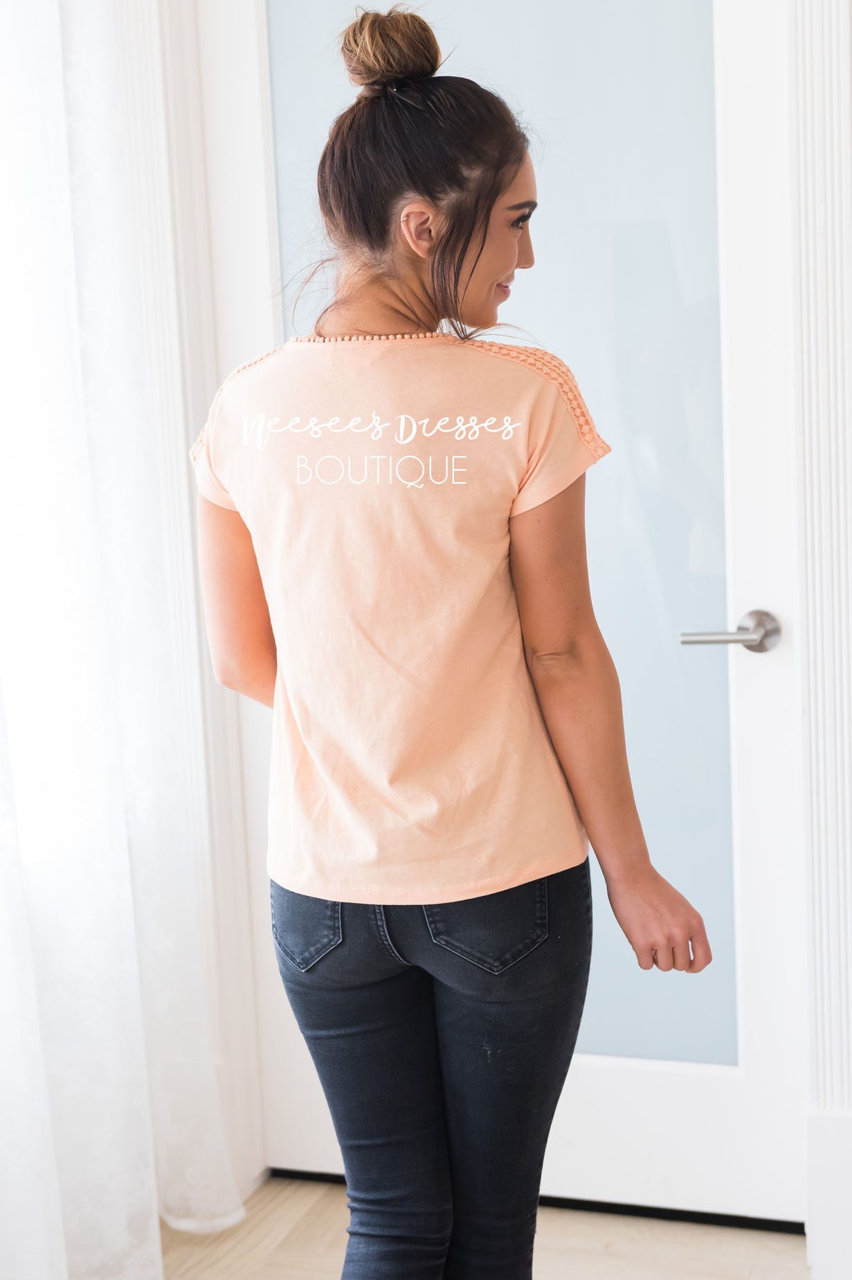 The Crochet Dot Modest Tee