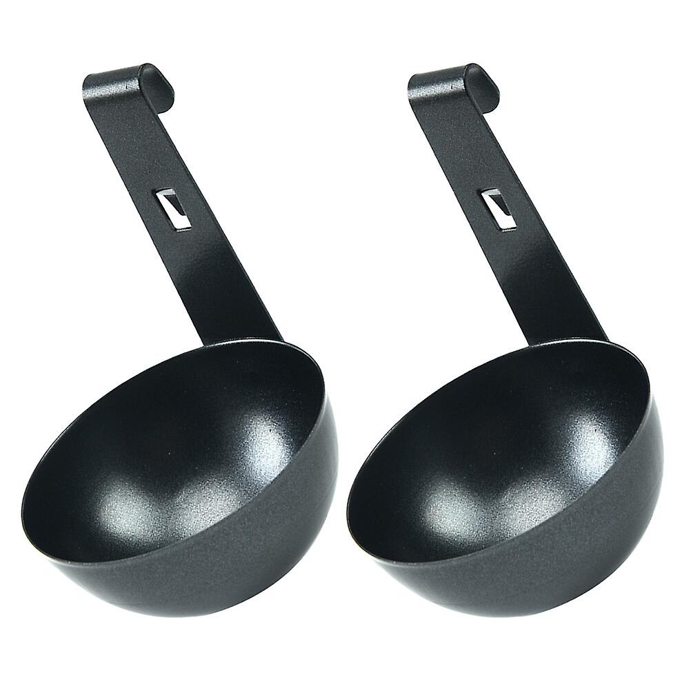 2pcs Household Egg Steamer Daily Egg Boiled Container Egg Steamer Spoon