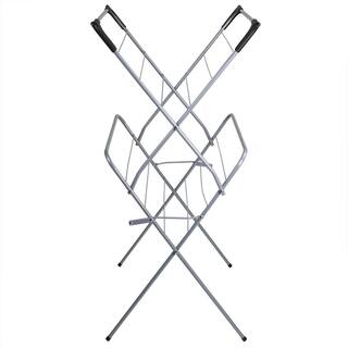 Home Basics 18.5 in. x 24.5 in. Grey Clothes Rack CD10832