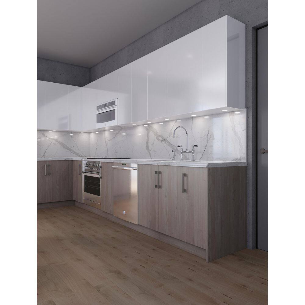 Cambridge Grey Nordic Ready to Assemble Slab Style 18 in Drawer Base Kitchen Cabinet (18 in W x 21 in D x 34.50 in H) SA-VDB18-GN