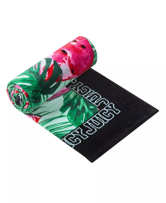 Juicy Couture Watermelon Cotton Beach Towel 36 x 68