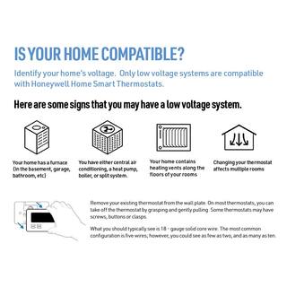 Honeywell Home T5 7-Day Smart Wi-Fi Programmable Thermostat with Geofence Technology RTH8800WF2022