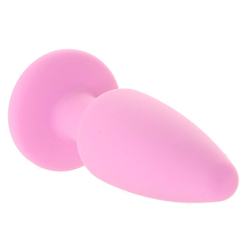 First Time Crystal Booty Anal Plug Set in Pink