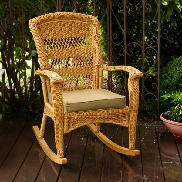 Portside Southwest Amber Rocking Chair with Cushion