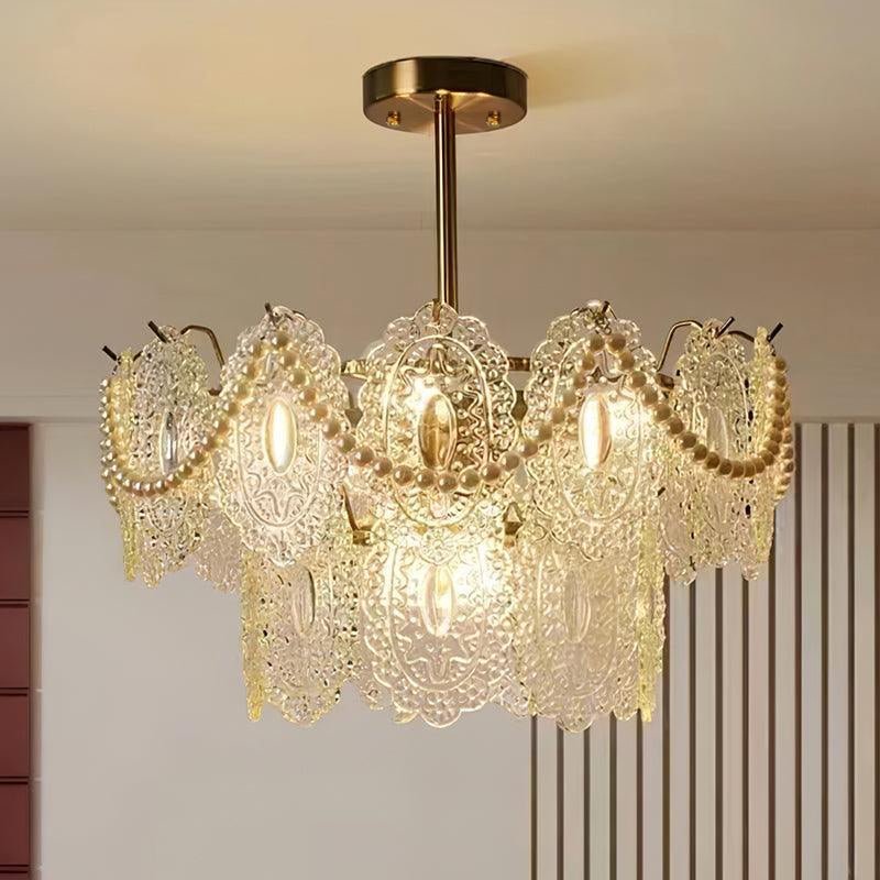 Wave Pearl Chandelier