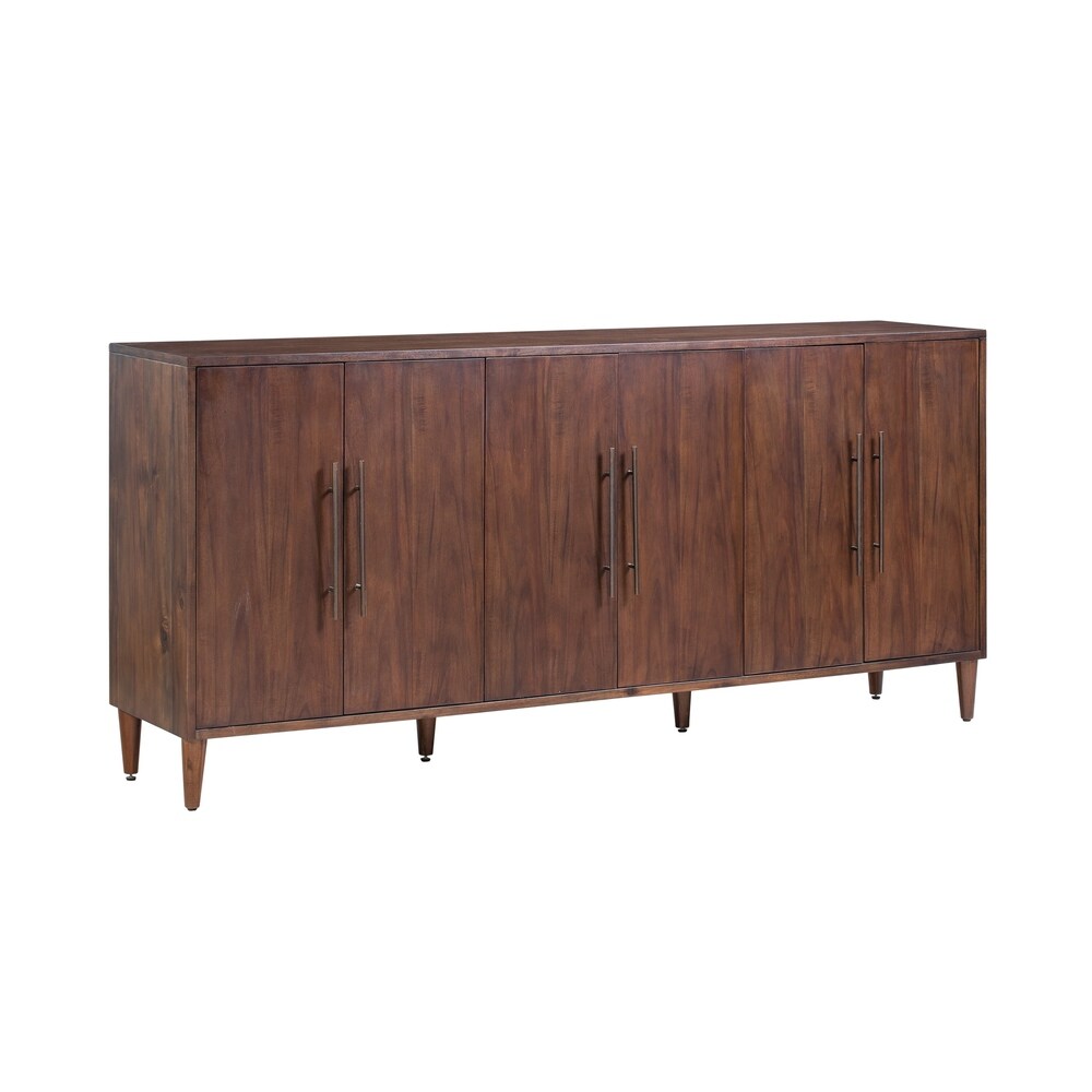 Parkway 6 door Acacia Sideboard   74x16x34\