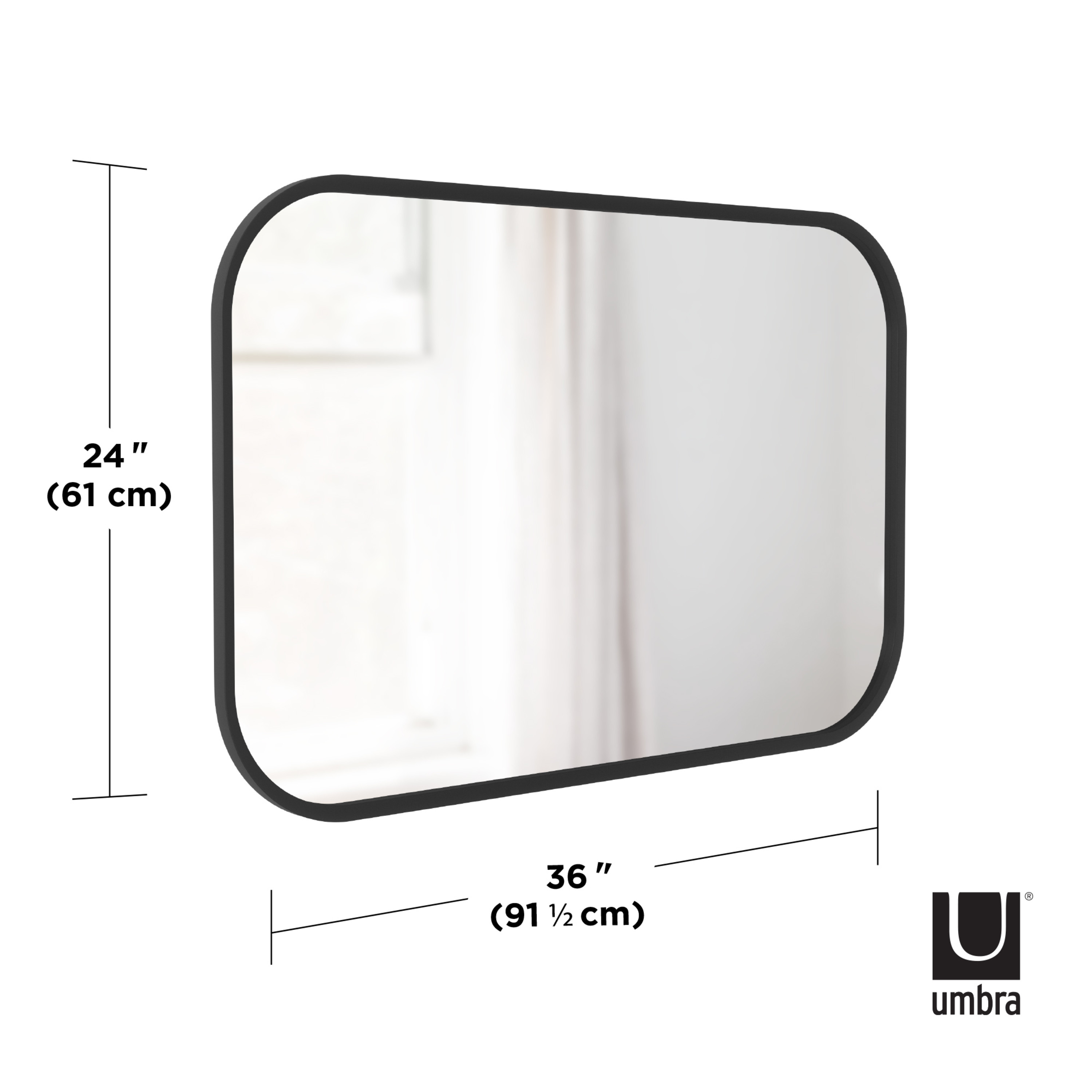 Umbra Hub Rectangular Wall Mirror