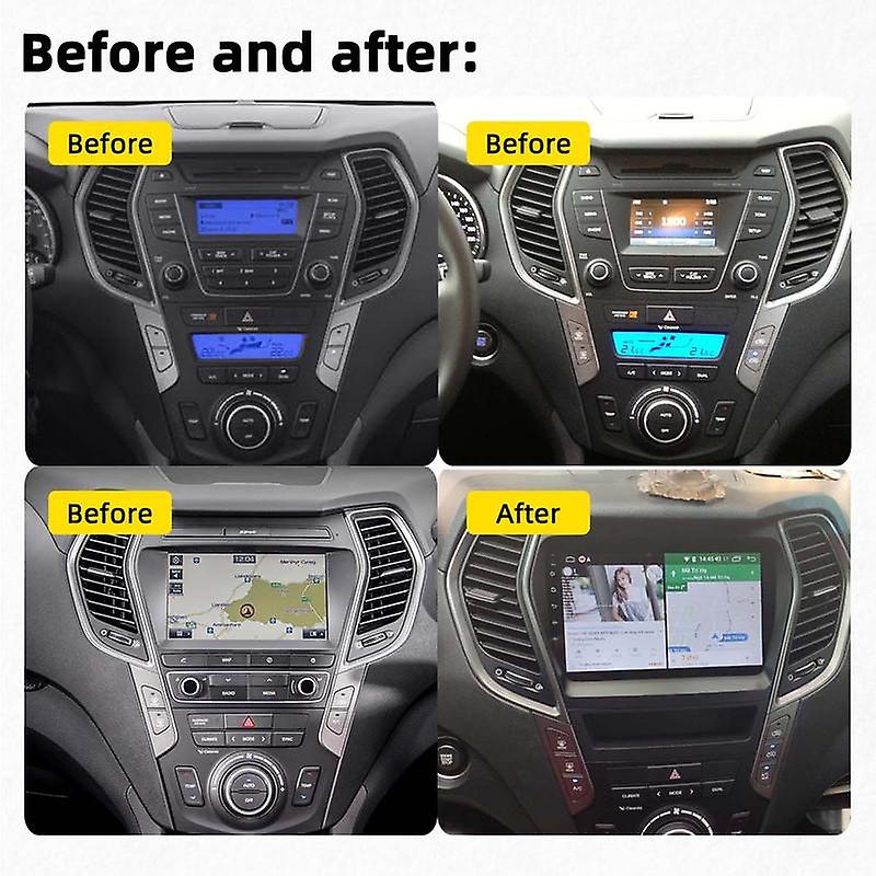 Autoradio for HYUNDAI IX45 Santa Fe 3 2013-2017 Radio Stereo WiFi Carplay GPS Navigation Multimedia