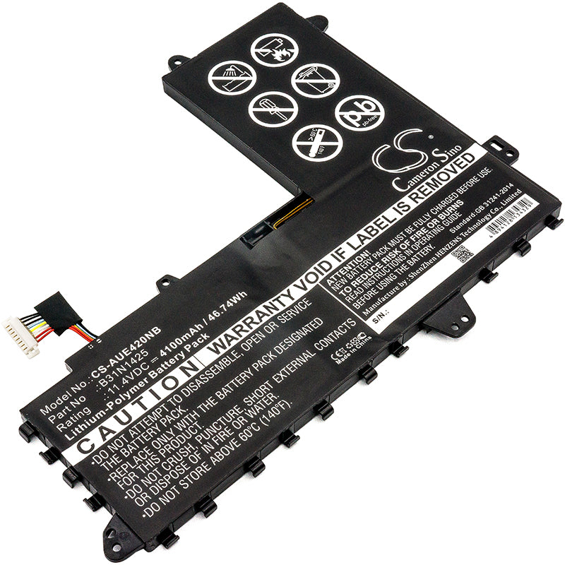 Asus E402MA EeeBook E402MA EeeBook E402MAWX0001H Replacement Battery BatteryClerkcom Laptop and Notebook