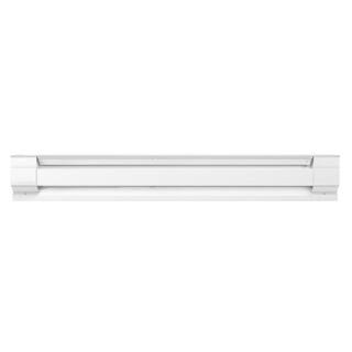 Cadet 48 in. 208-volt 1000-watt Electric Baseboard Heater in White 4F1000-8W