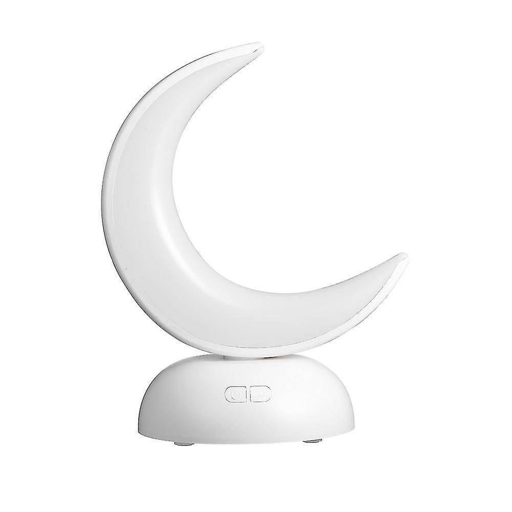 Table Lamp， Crescent Moon Portable Night Light And Aroma Lamps， Usb Rechargeable， Adjustable Brightn