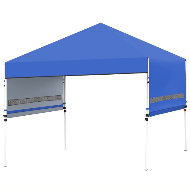 Tangkula 10x17ft Pop Up Canopy 3 Height Adjustment Folding Tent With Roller Bag