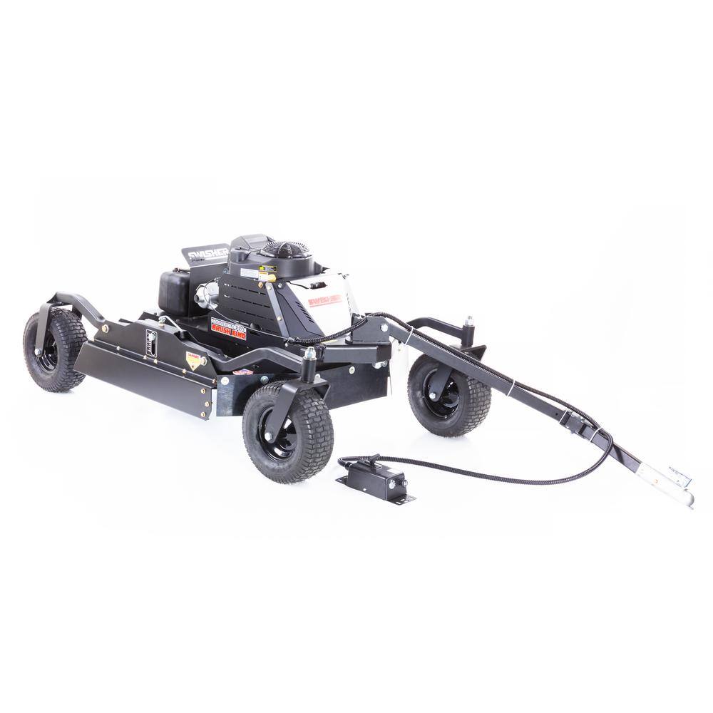 SWISHER Commercial Pro Brush King 44 in. 14.5-HP 12-Volt Kawasaki Pull-Behind Rough-Cut Trail Cutter RC14544CP4K