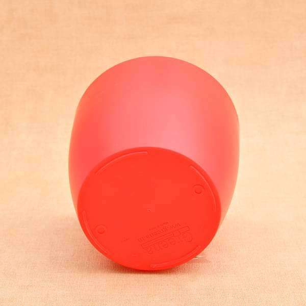 9.1 inch (23 cm) Ronda No. 2320 Round Plastic Planter (Red) (set of 3)