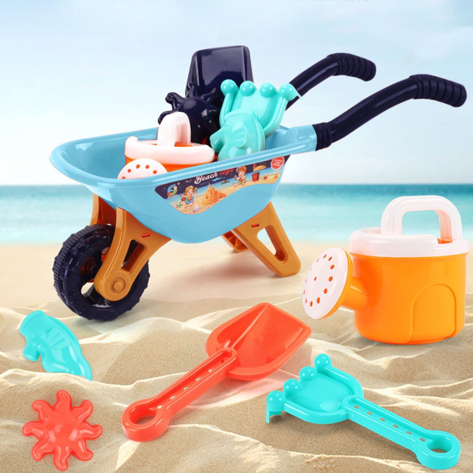 Beach Toy Beach Toy Sand Set Sand Play Sandpit Toy Summer Outdoor Toy For Boys And Girls Pool Toys For Toddlers 1-3 Plastic Multicolor