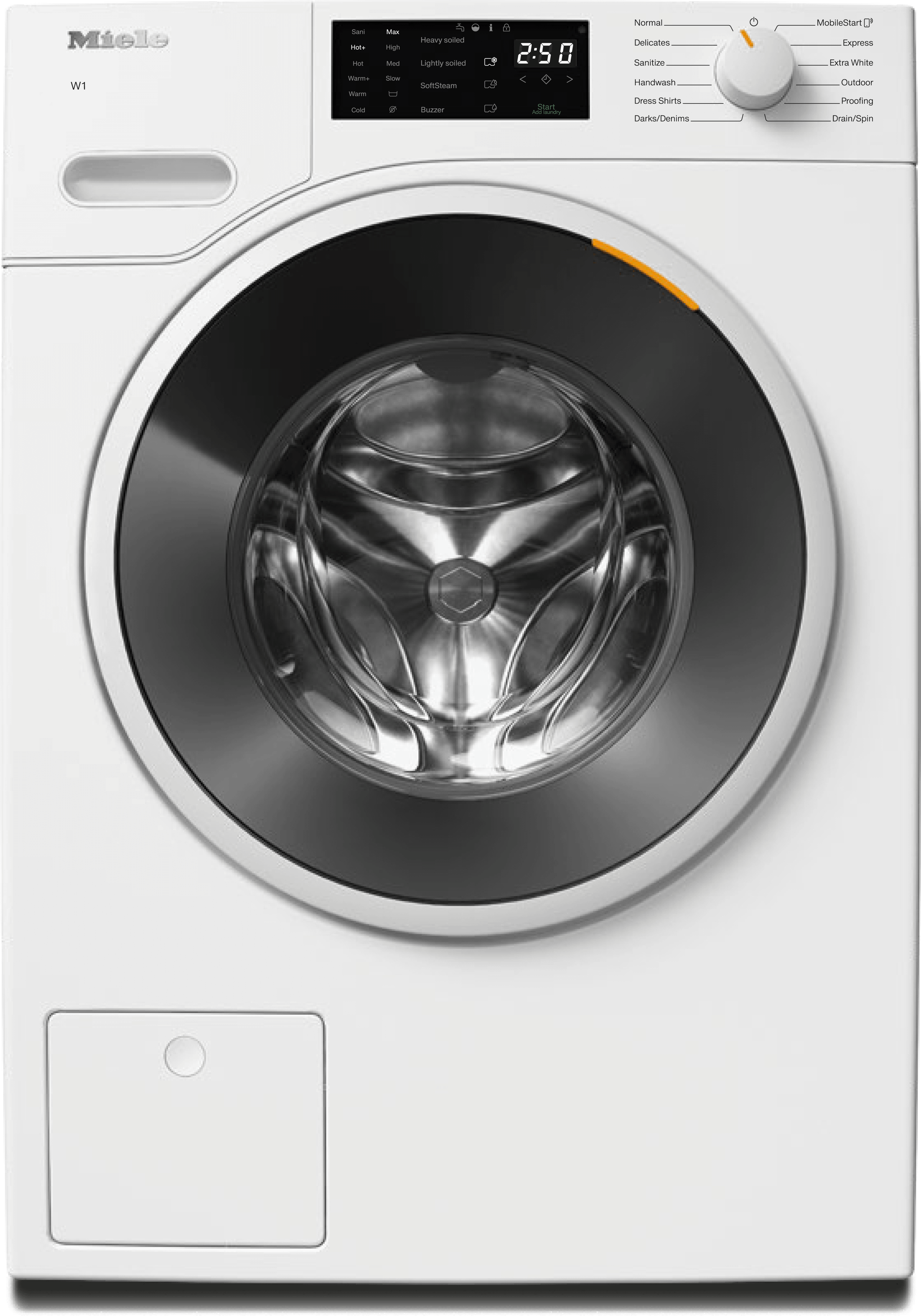 Miele WWD 160 WCS LOTUSWHITE Wwd160 Wcs - W1 Front-Loading Washing Machine: With Capdosing And Miele@Home For Smart Laundry Care.