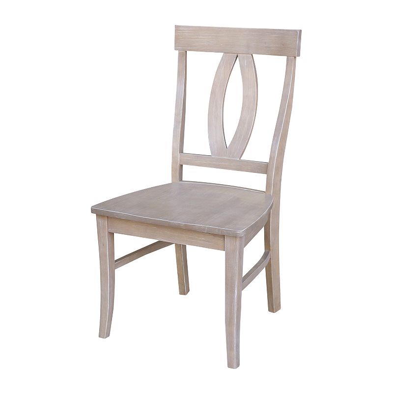 International Concepts Cosmo Washed Wood Dining Chair 2-piece Set