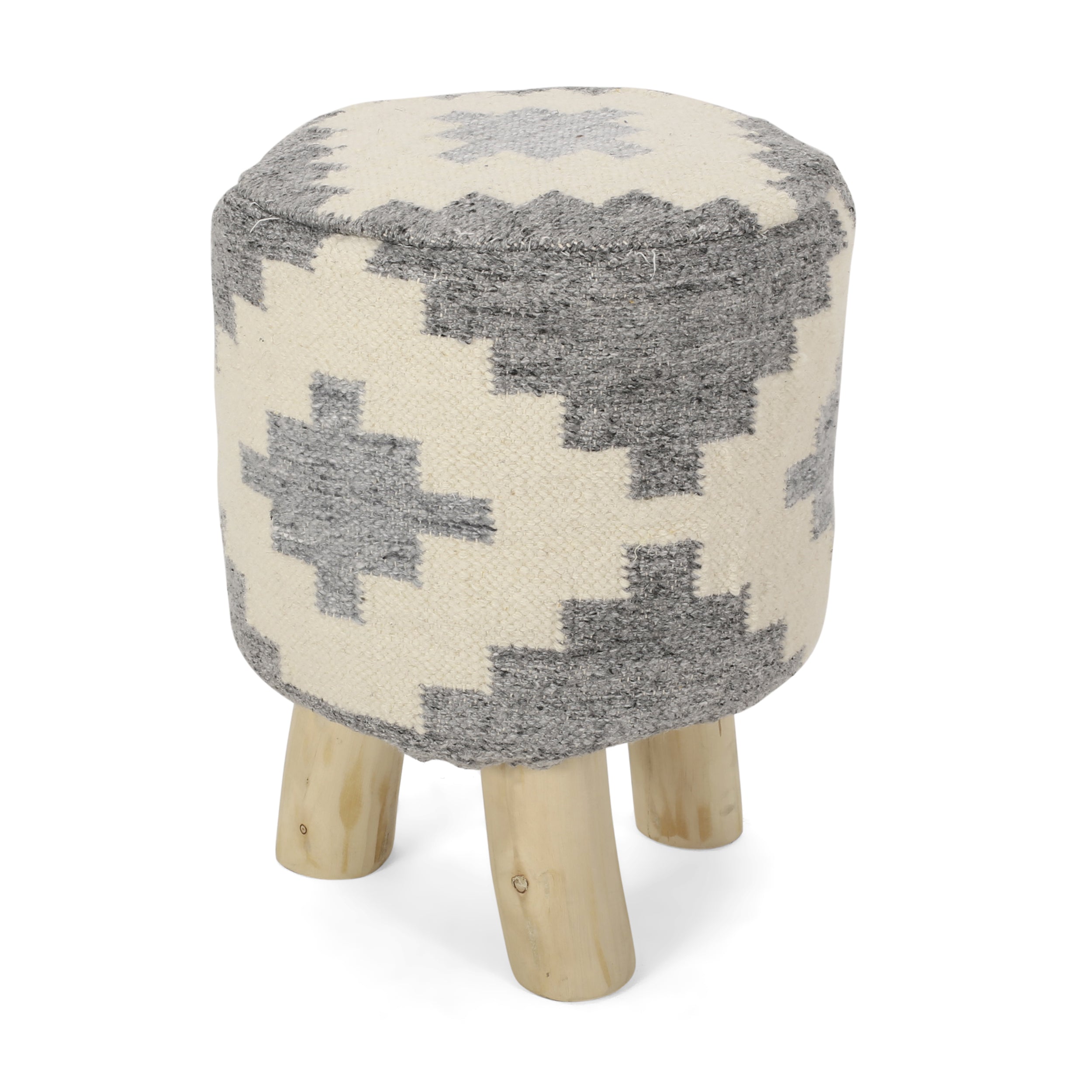 Jaxcen Handcrafted Boho Stool