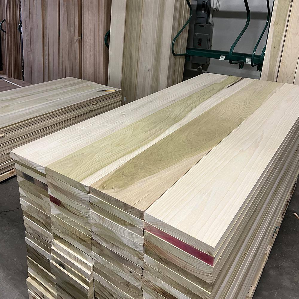 Swaner Hardwood 2 in. x 12 in. x 8 ft. Poplar S4S Board OL08110896PO