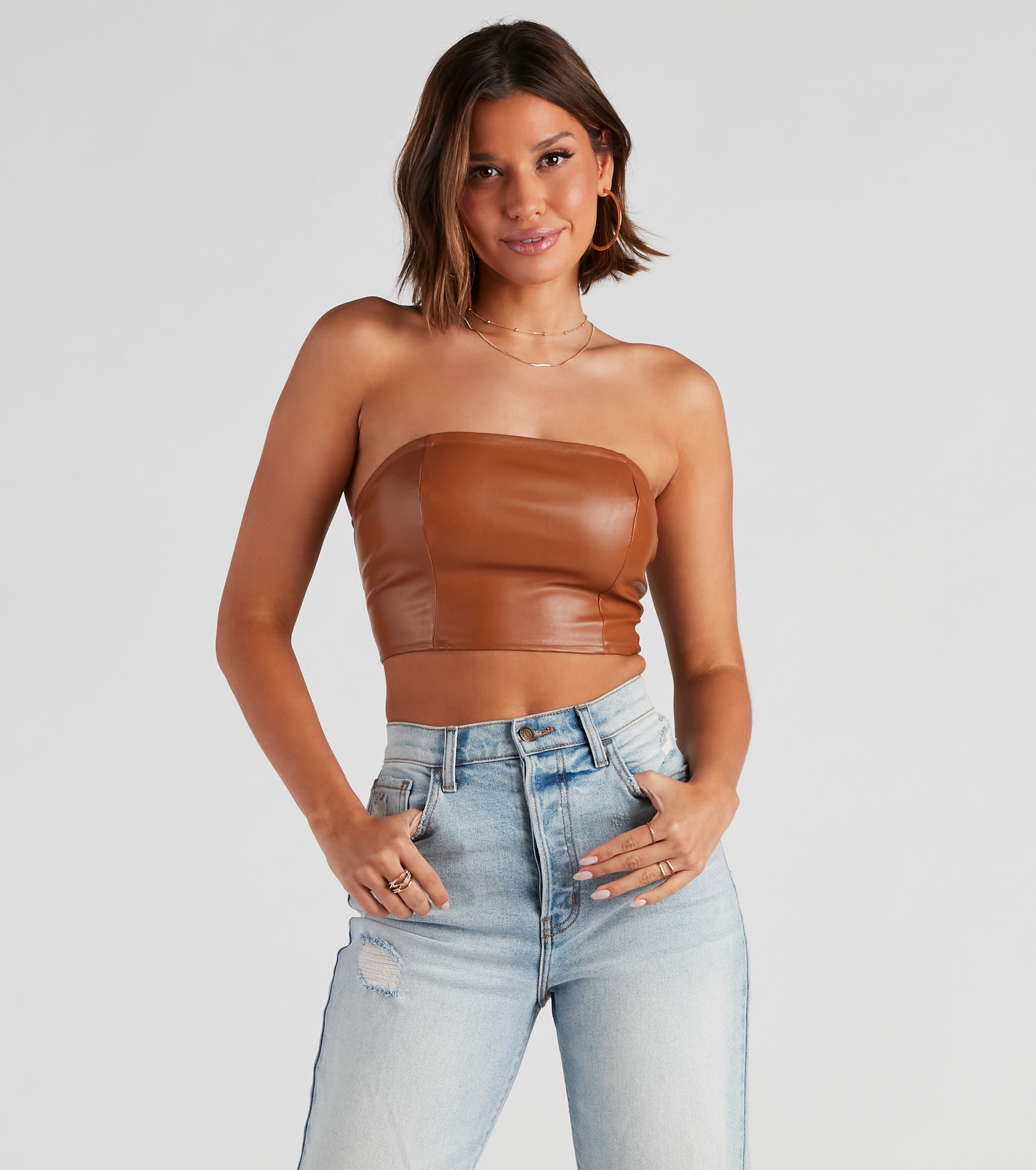 Sleek And Trendy Corset Tube Top