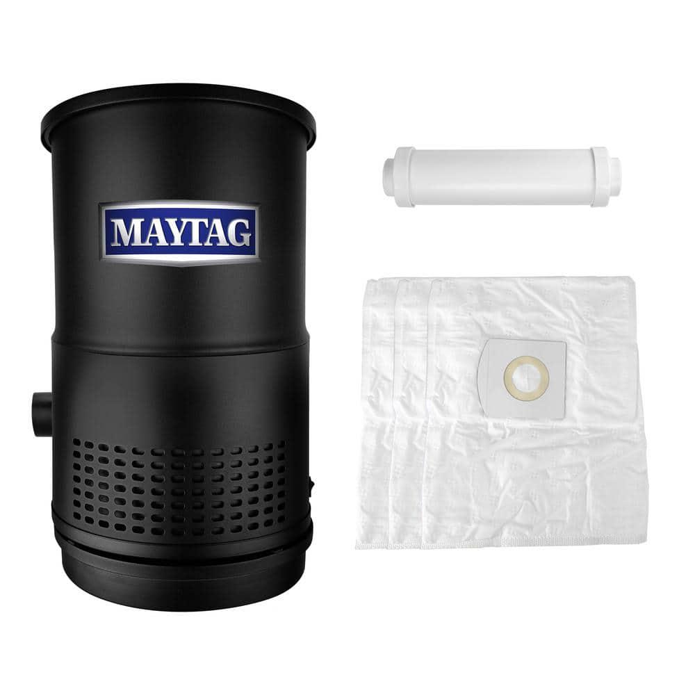 Maytag Central Vacuum By Pass Motor 610 Air Watts Bag System