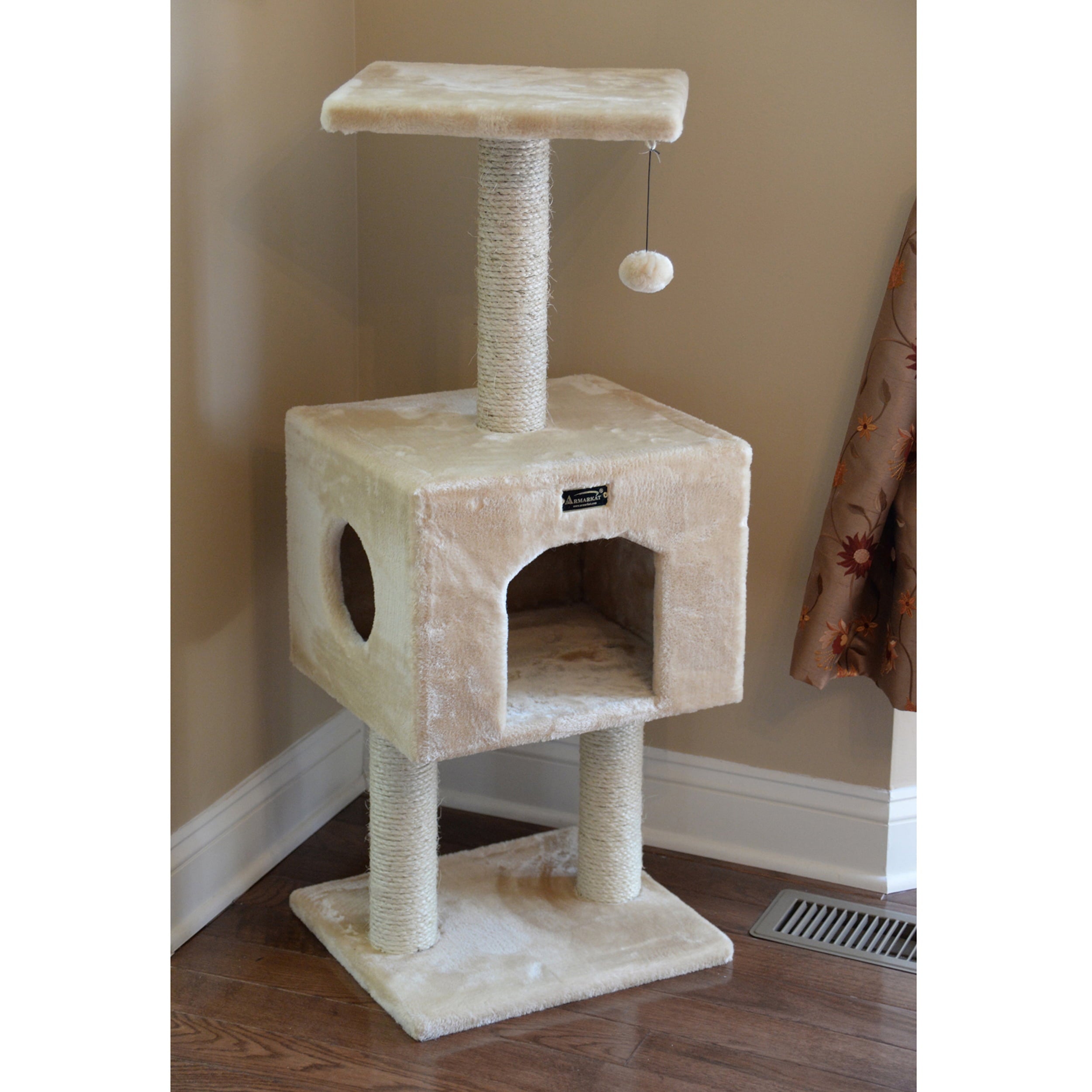 Armarkat real wood Classic Cat Tree Model A4201， 42 inch Beige