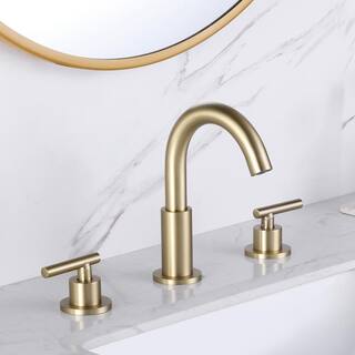 FORCLOVER 2-Handle Bidet Faucet with Lever Handles in Brushed Gold LSD-BSFBG55