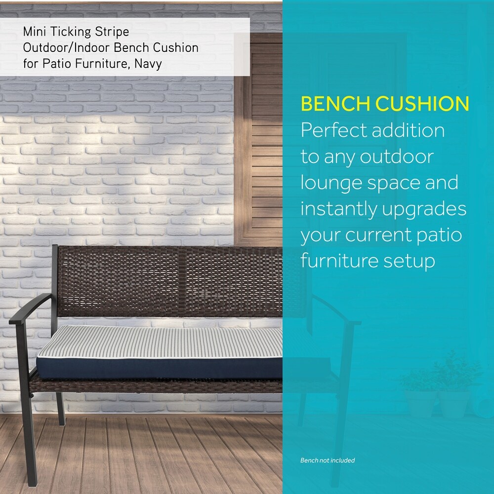 Outdoor/ Indoor Bench Cushion for Patio Furniture