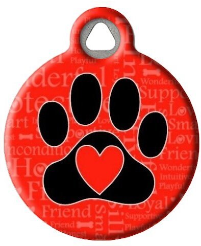 Dog Tag Art Dog Word Personalized Dog ID Tag