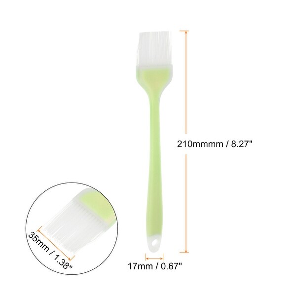 2pcs Silicone Pastry Brush， 1.38