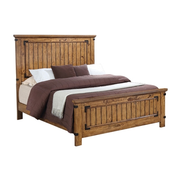 Corvallis Rustic Honey 2-piece Eastern King Bedroom Set with Dresser - - 35028978