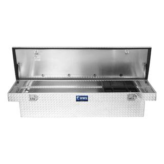 UWS 63 in. Bright Aluminum Crossover Truck Tool Box (Heavy Packaging) TBS-63