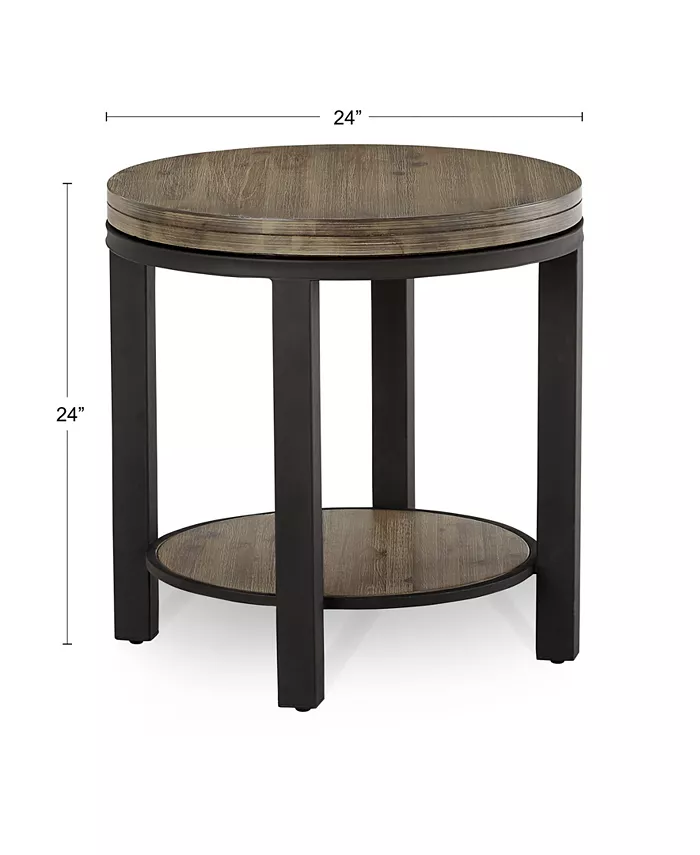 Furniture Canyon Round End Table