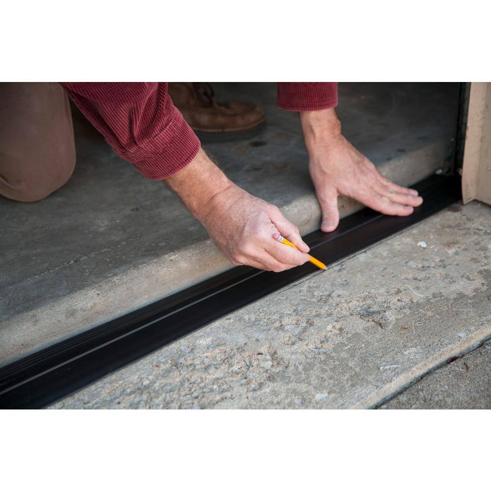 G-Floor 10 ft. Length Midnight Black Door Threshold Trim GFTHRESH10MB