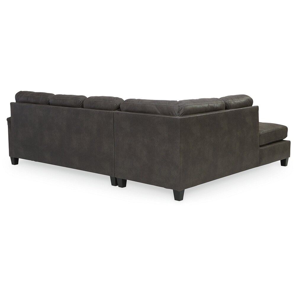 Signature Design by Ashley Navi 2 Piece Sectional with Chaise   117\