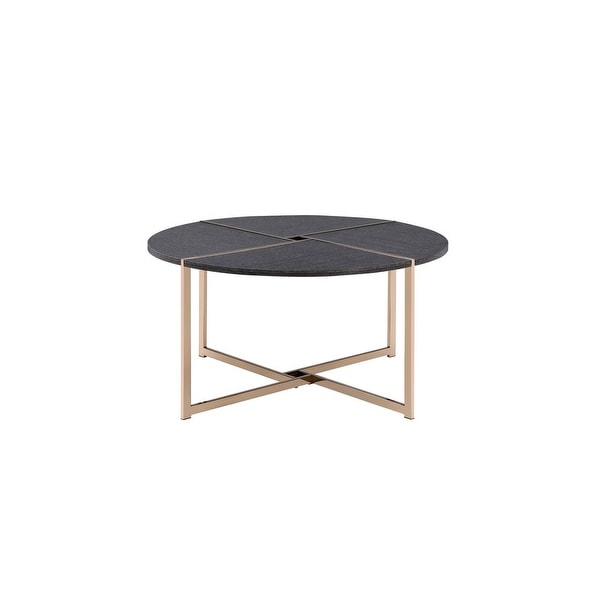 35'' Round Coffee Table By AOOLIVE