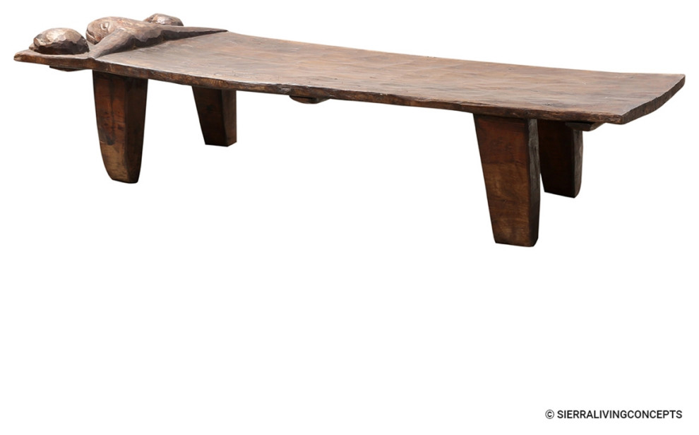 Rustic Solid Wood Vintage Coffee Table   Rustic   Coffee Tables   by Sierra Living Concepts Inc  Houzz