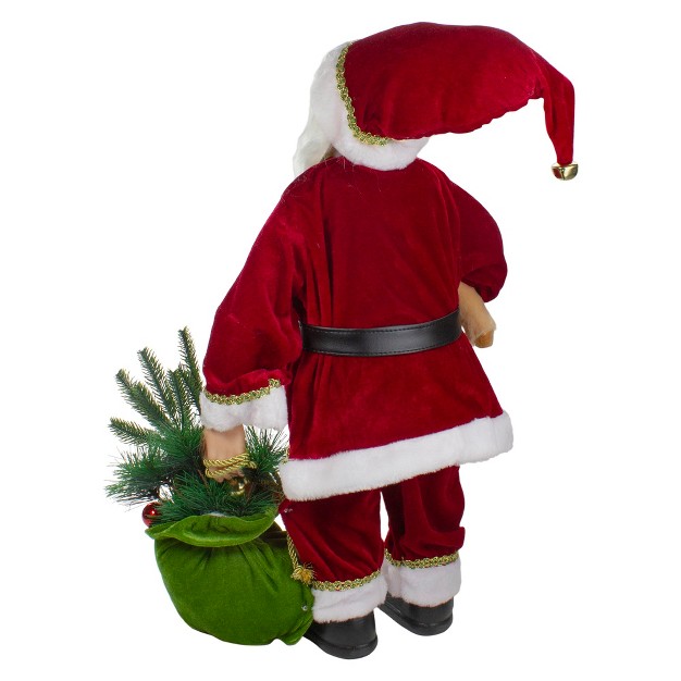 Northlight 2 x27 Standing Santa Christmas Figure With Presents And A Naughty Or Nice List